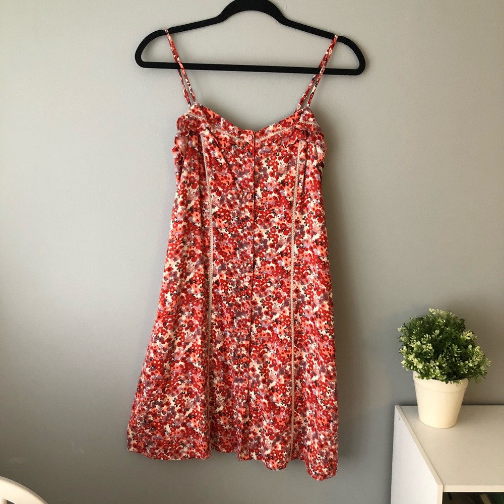 LC Lauren Conrad l Conrad Crochet Trim Dress l 6 l